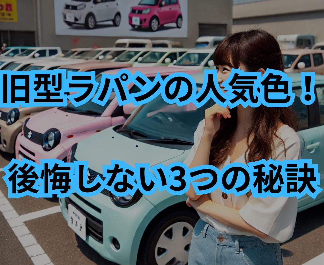 旧型ラパンの人気色ランキング！色選びで後悔しない3つの秘訣