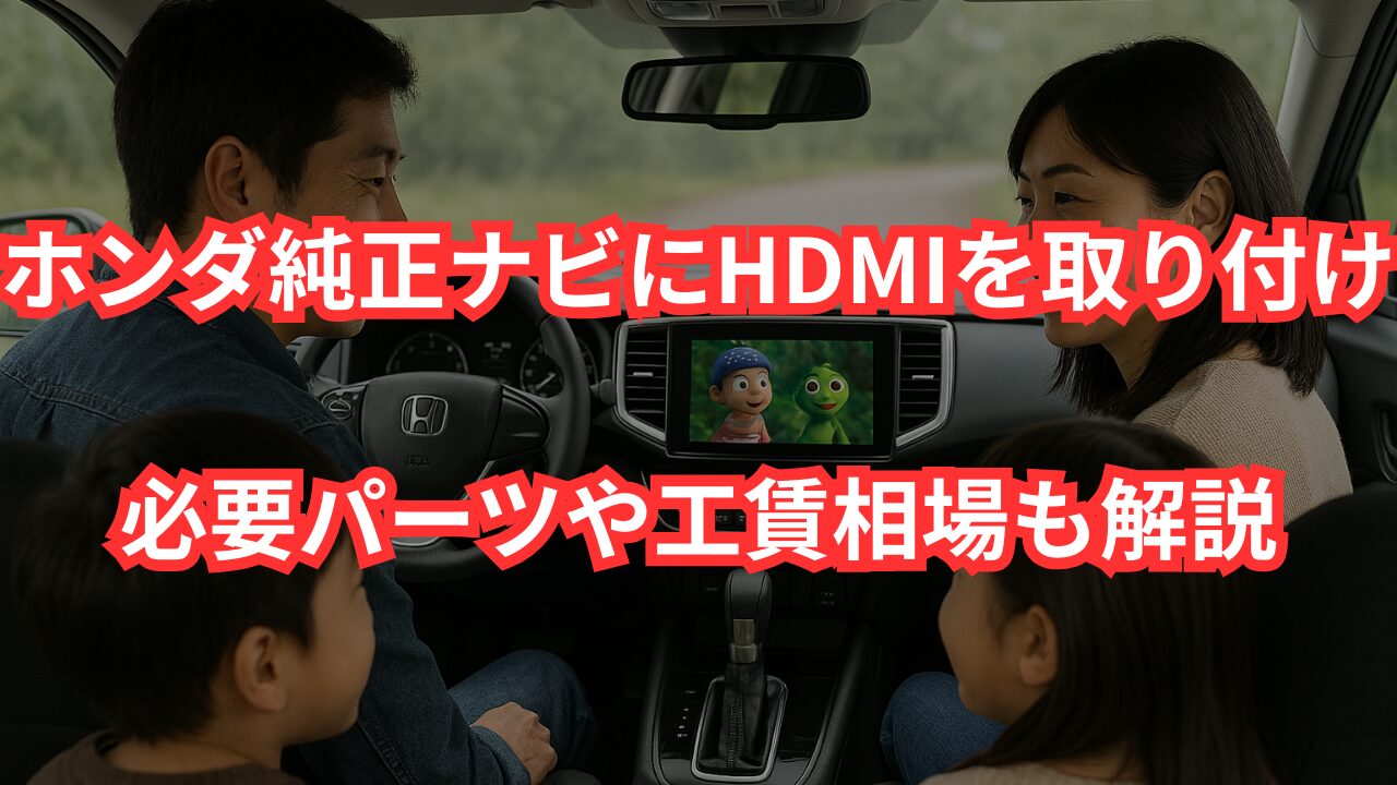 ホンダ純正ナビにHDMIを取り付ける｜必要パーツや工賃相場も解説